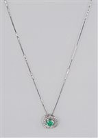 Collar Recarlo Mujer in Oro blanco ZU195/BSME